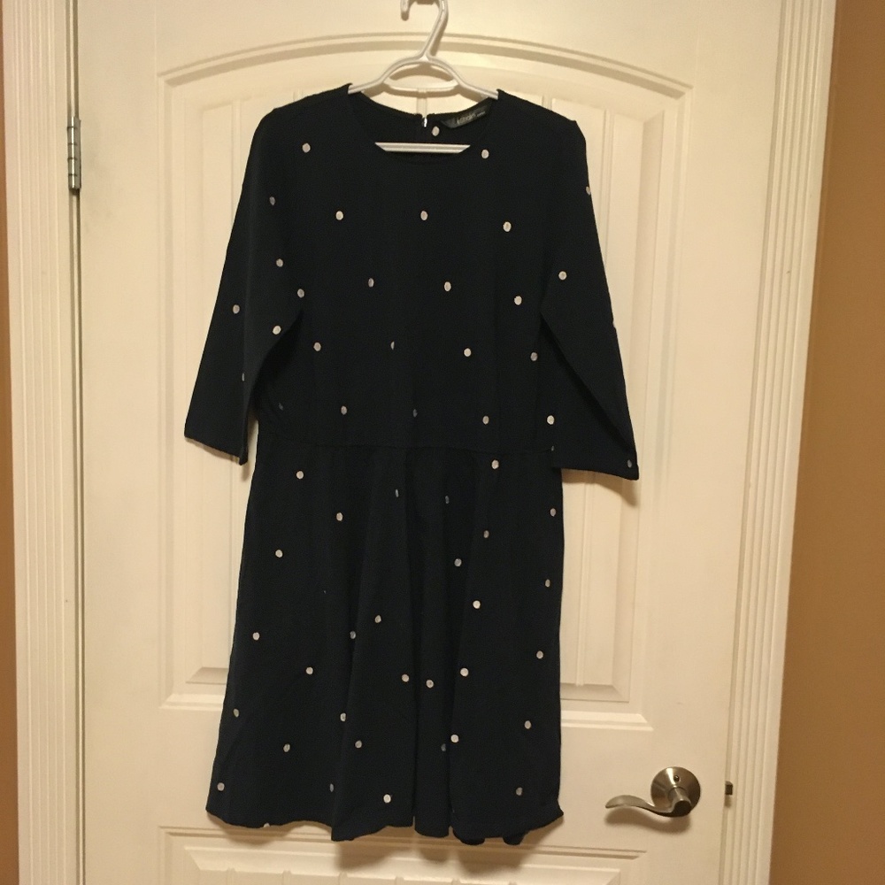 Eshakti Custom polka dot dress with POCKETS!